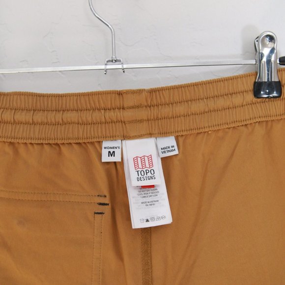 Topo Designs Women’s Global Shorts Dark Khaki Size medium - Picture 5 of 5